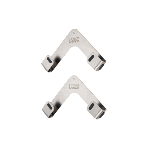 Space Pack of 2 Stainless-Steel Pan Lid Holders