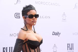 Teyana Taylor attends Daily Front Row's 7th annual Fashion Los Angeles Awards on April 23, 2023 in Beverly Hills, California.