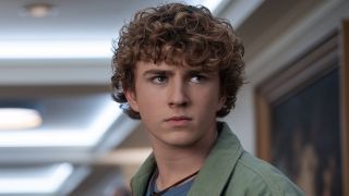 Walker Scobell looks intense as Percy Jackson in Season 2 Episode 3 of Percy Jackson and the Olympians.