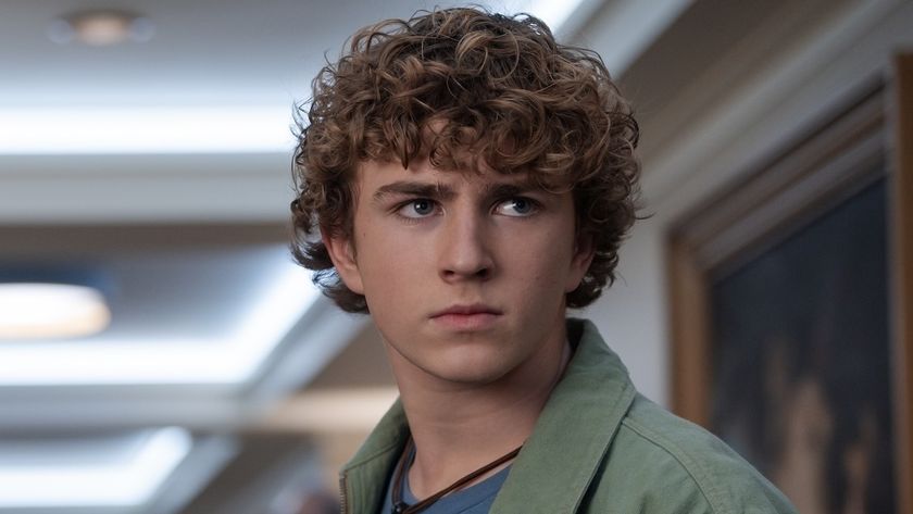 Walker Scobell looks intense as Percy Jackson in Season 2 Episode 3 of Percy Jackson and the Olympians.