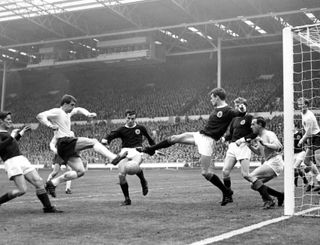 England 2-3 Scotland 1967 - Scotland vs England during qualifying for Euro 1968