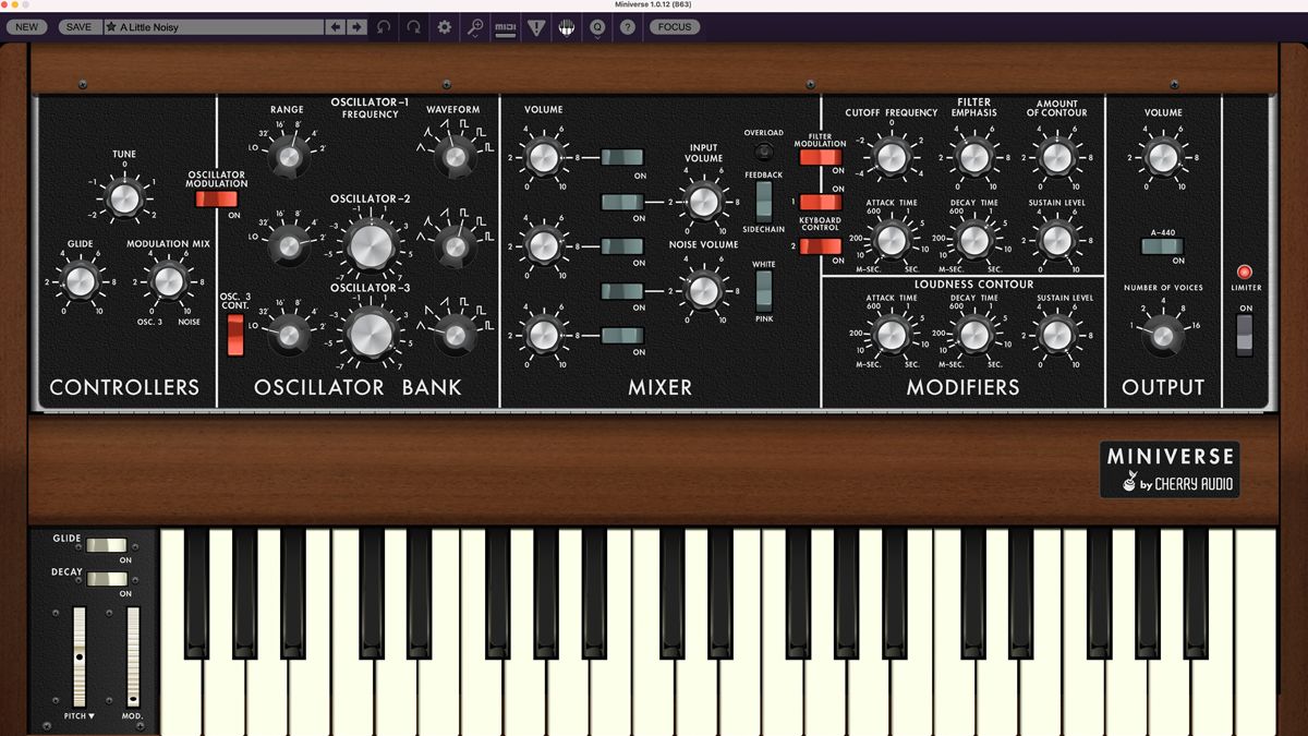 Cherry Audio Miniverse review MusicRadar