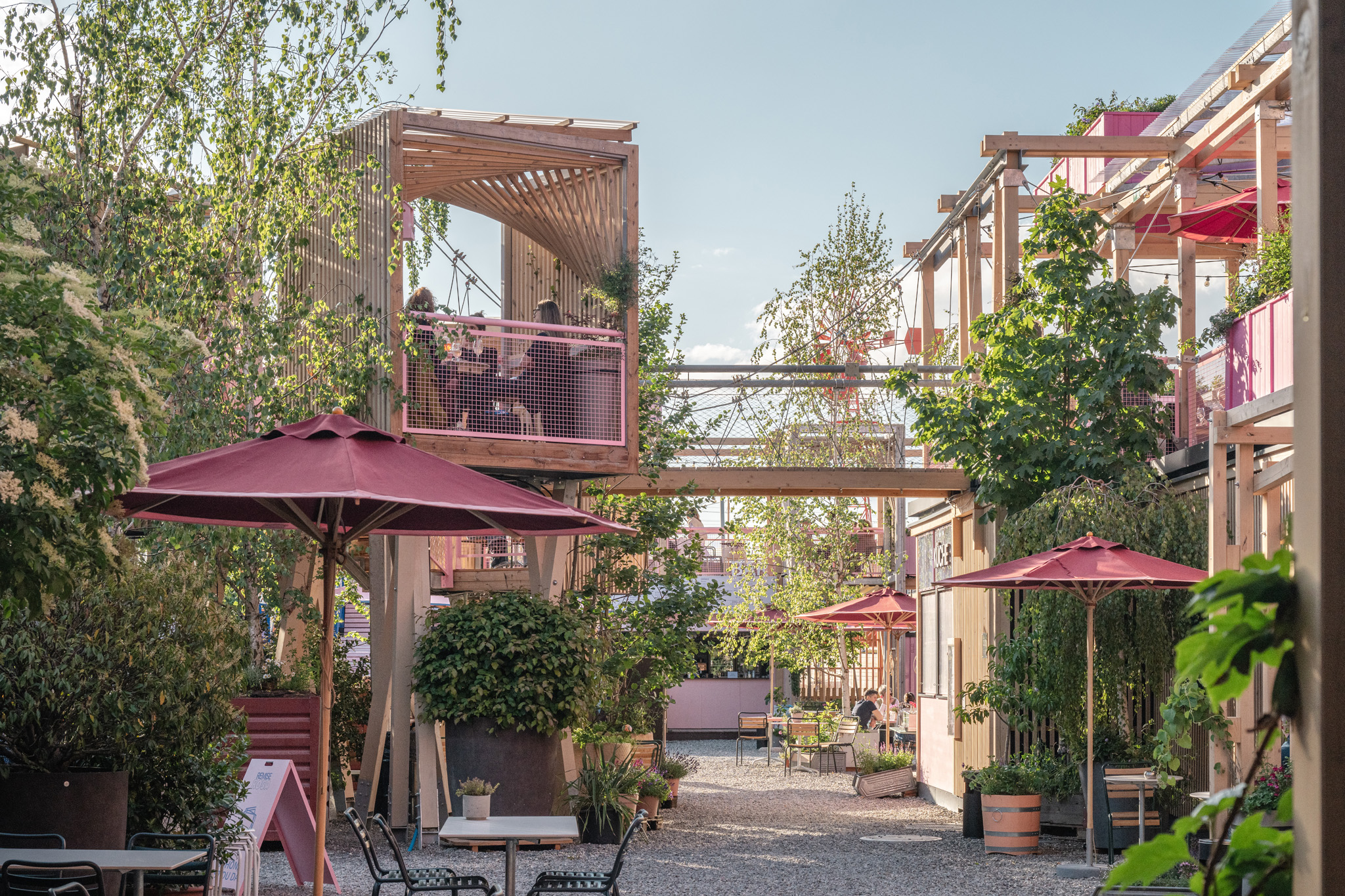 remise rosa, a new destination in zurich designed by hello wood