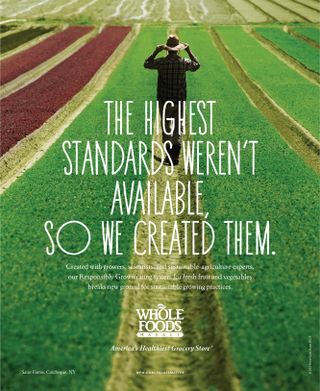 Partners & Spade’s print ads for Whole Foods engage the public with quirky and evocative farm-to-table imagery