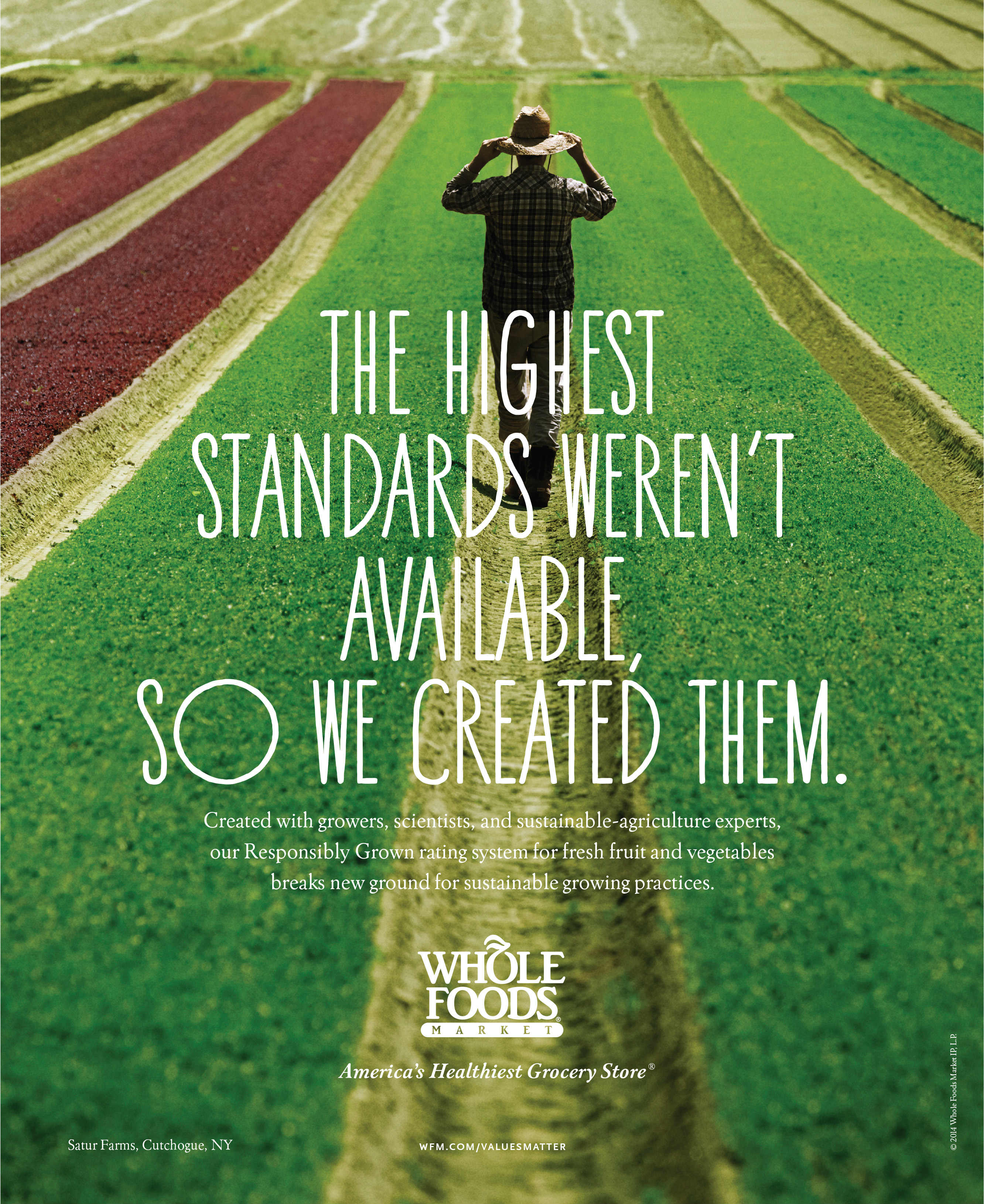 Partners & Spade’s print ads for Whole Foods engage the public with quirky and evocative farm-to-table imagery
