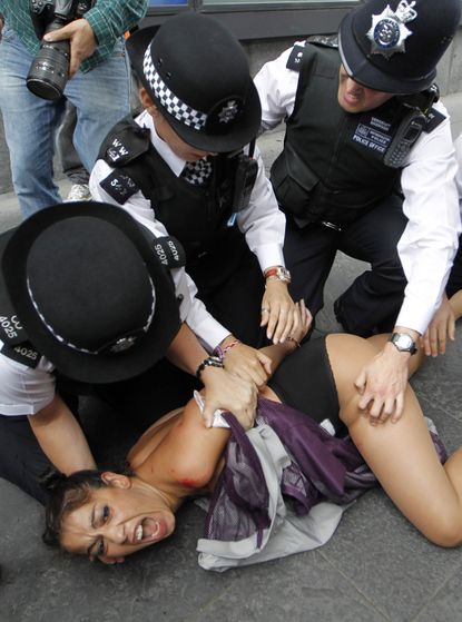 Femen London protest
