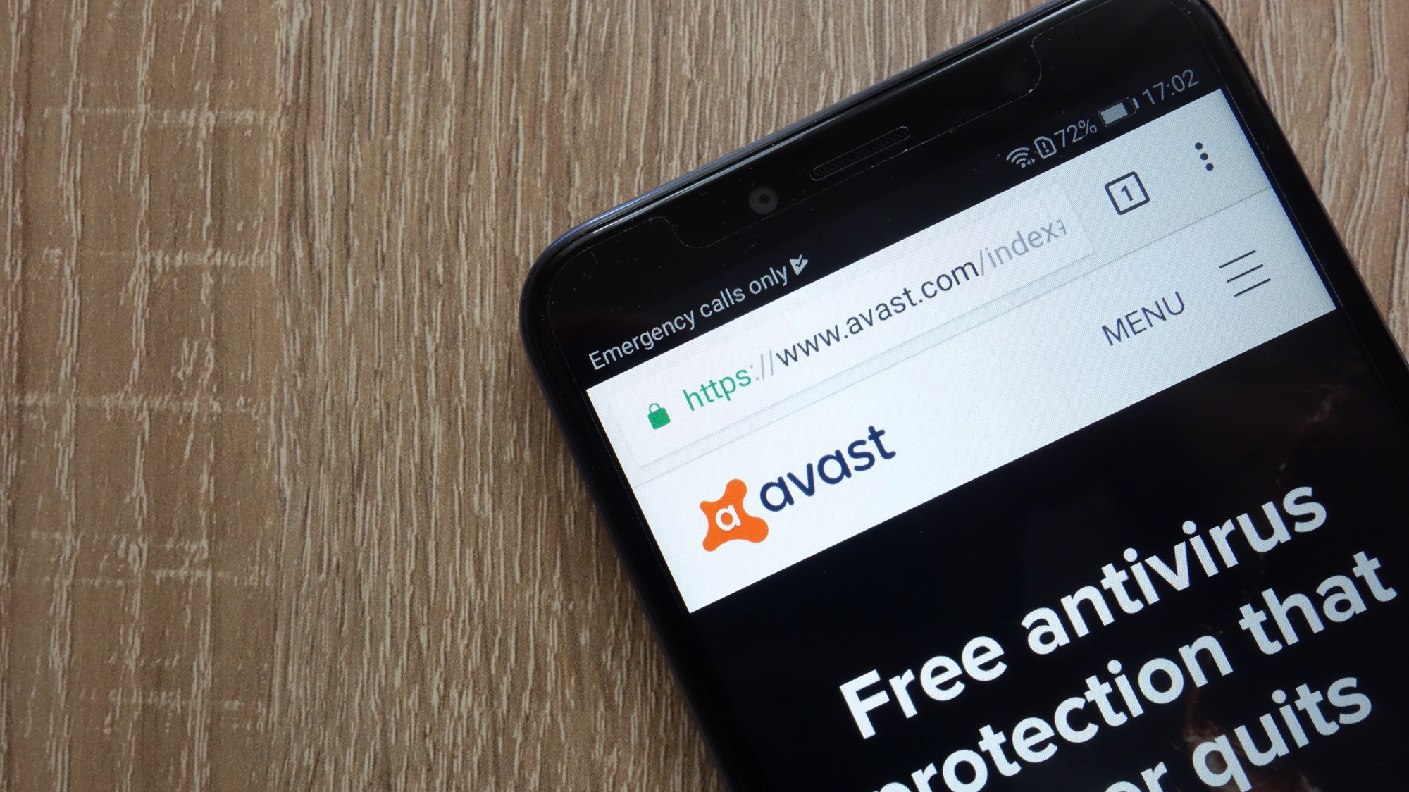 avast ultimate internet security suite on a mobile