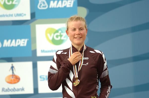 Linda Villumsen (New Zealand) landed on the podium for the fourth year in a row