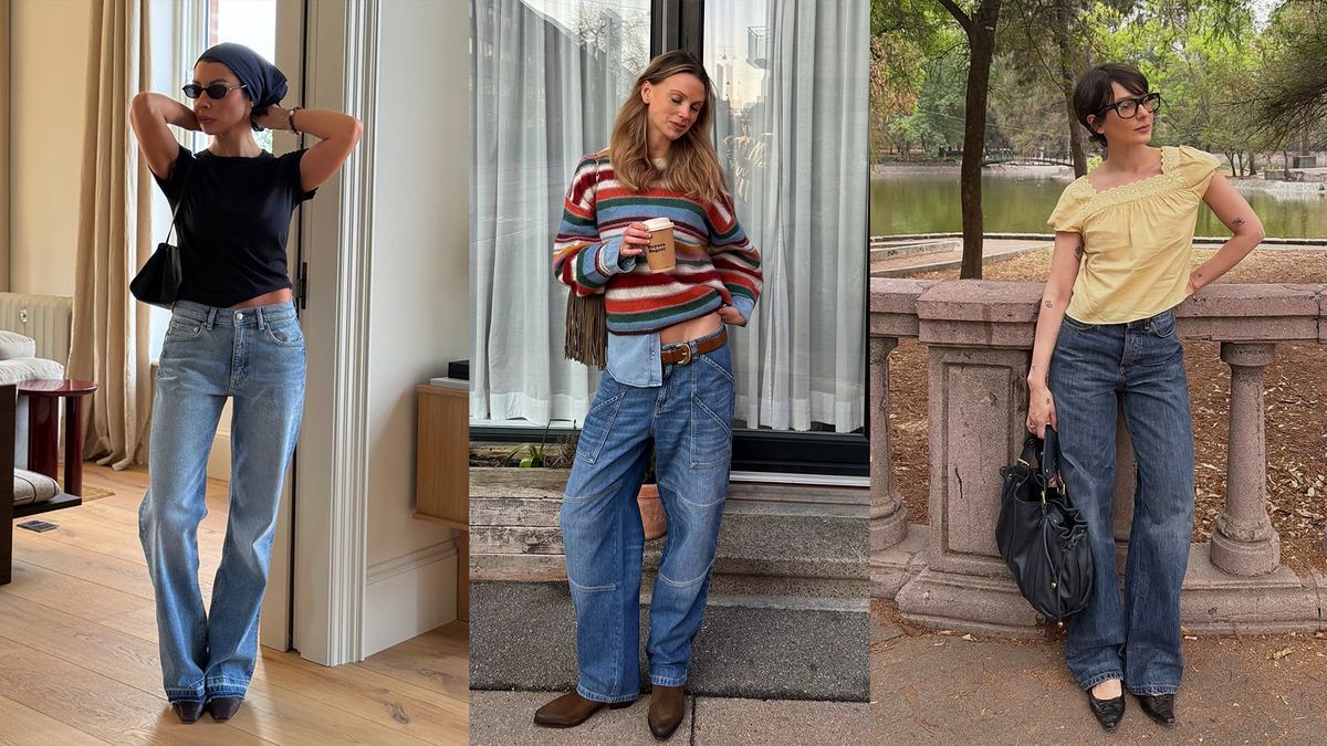 6 Shirt Trends All the Chic Girls Are Wearing With Baggy Jeans
