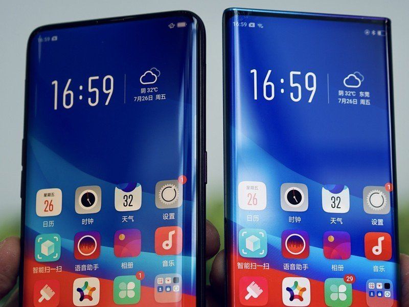 OPPO Waterfall Screen