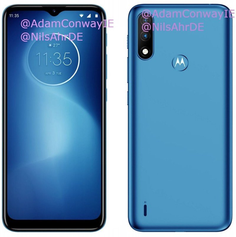 Moto E7 Power Leaked Render