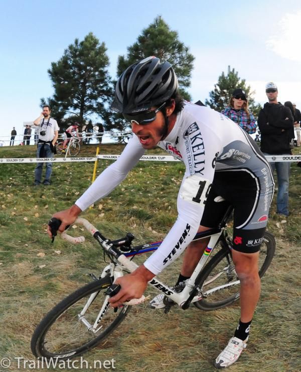Alex Candelario seemed to struggle a bit more on today's technical course.
