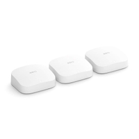 eero Pro 6 Mesh Wi-Fi 6 Router (3 Pack): $605 $239 @ Amazon
Save 60% with this eero Pro 6 3 pack. This Wi-Fi system covers up to 2,000 square feet with Wi-Fi speeds up to 1 gigabit to eliminate issues like dead zones and buffering.