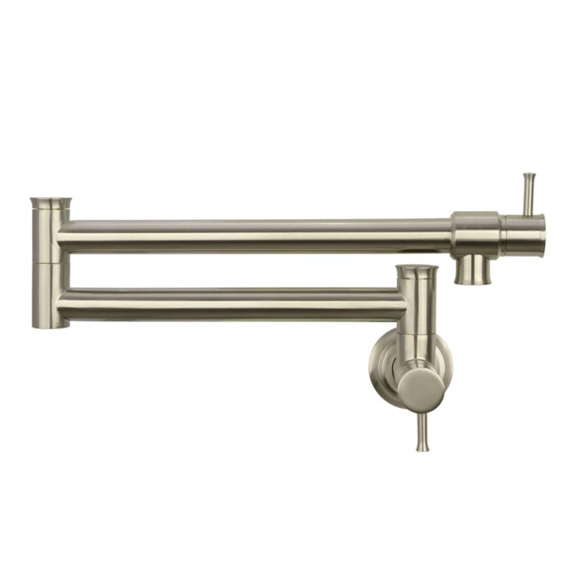 Wall Mount Pot Filler Faucet (Brushed Nickle)