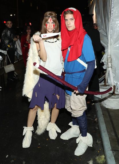 Barbara Palvin and Dylan Sprouse as Princess Mononoke and Ashitaka from 'Princess Mononoke'