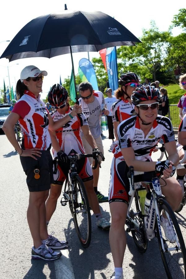 The exceptional Canadian weather demanded Giro-like shade for the top racers