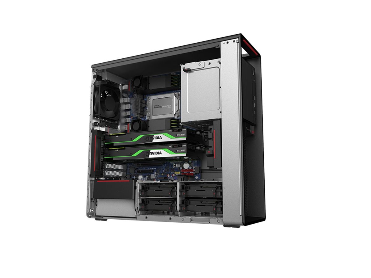 Lenovo Thinkstation P620 Interior Shot