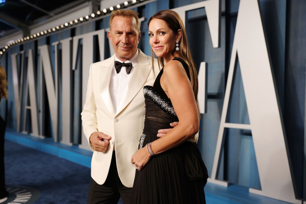 Kevin Costner and Christine Baumgartner