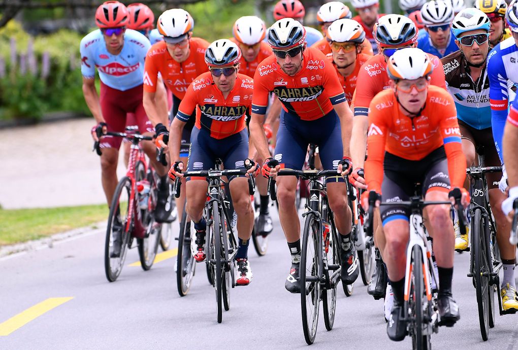 The Tour de Suisse peloton