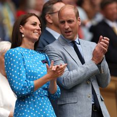 The Prince and Princess of Wales attend Wimbledon in 2022