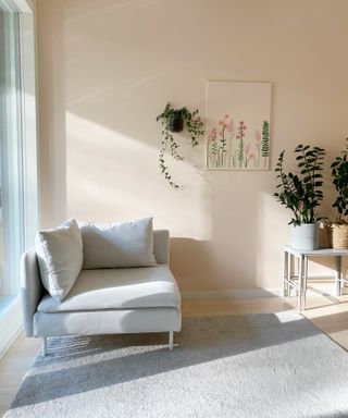 Eeva Kristo IKEA hack surrounded by plants