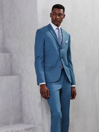 M&S Collection blue suit