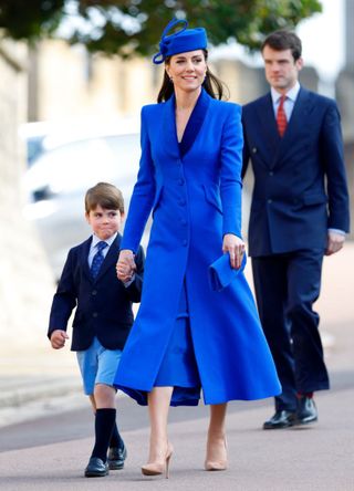 Kate Middleton's royal blue coat