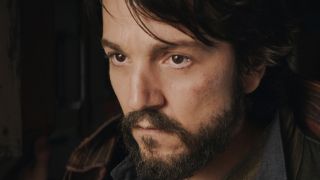 Diego Luna looks ahead with a stoic expression in Andor.