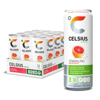 CELSIUS Sweetened with Stevia Sparkling Grapefruit Fitness Drink (pack of 12) Was: $27.00 Now: $17.31 at Amazon