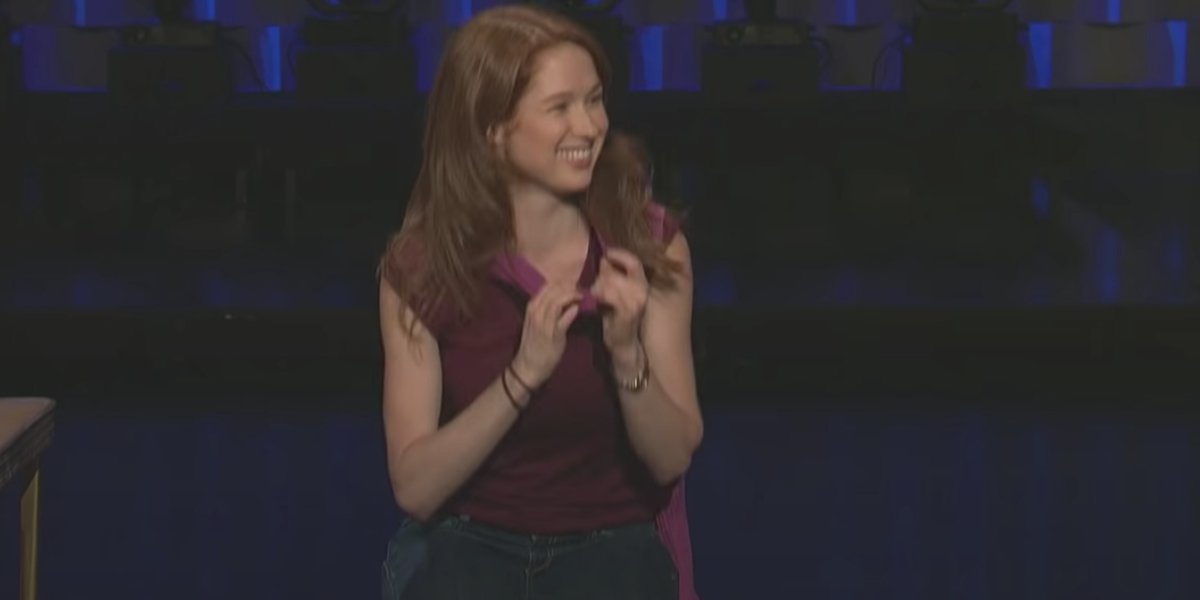 Ellie Kemper during her Saturday Night Live audition