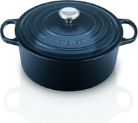 Le Creuset  Signature Cast Iron Casserole, Navy, 20cm