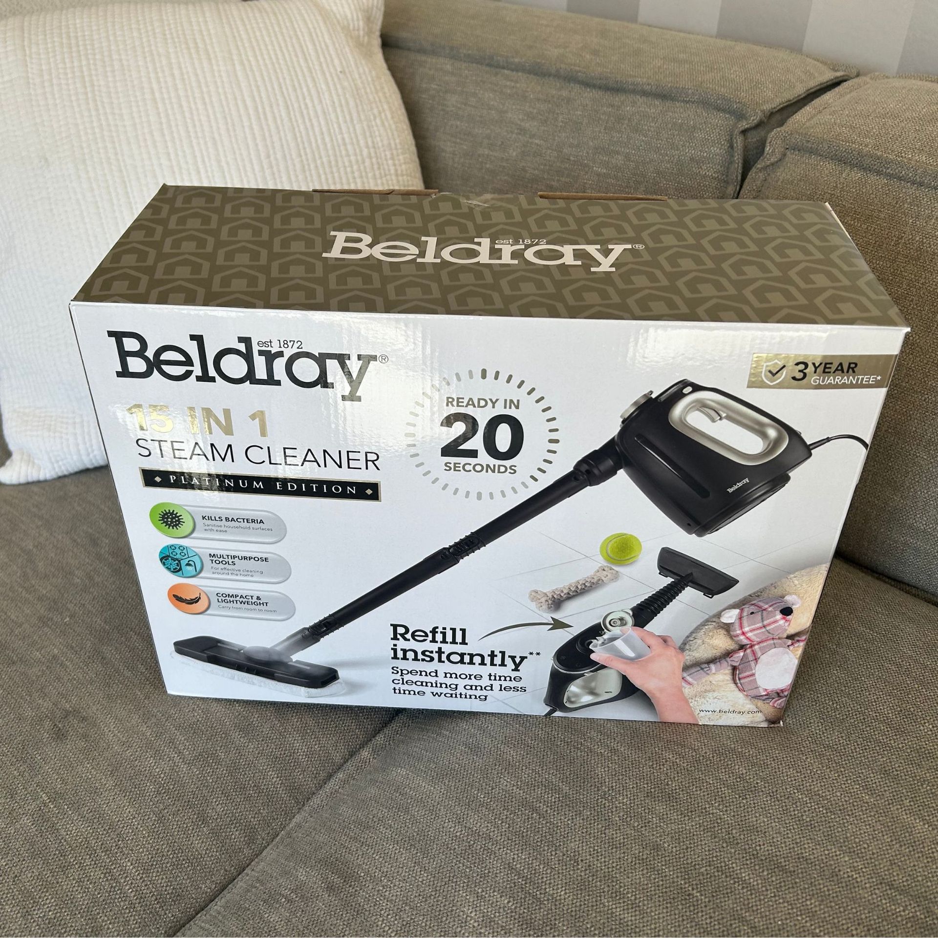 Beldray 15-in-1 steam cleaner review, tried and tested | Ideal Home