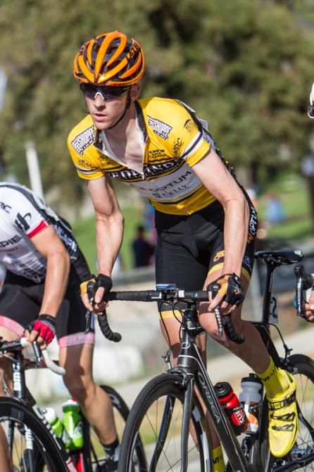 Chad Haga (Optum p/b Kelly Benefit Strategies) spent the day trying to keep the yellow jersey.