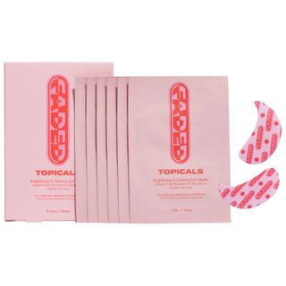 Topicals Faded Under Eye Brightening & Clearing Eye Masks on a white background