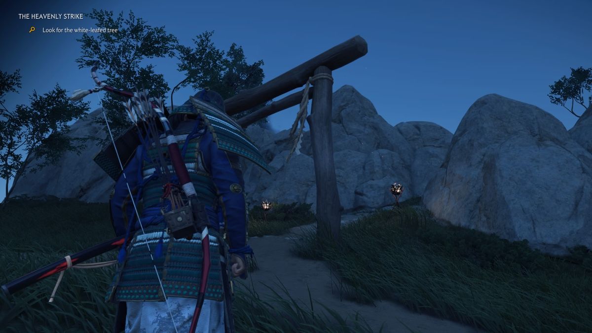 ghost of tsushima white tree location