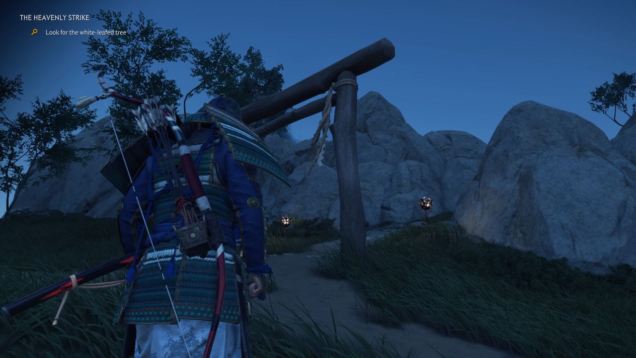 ghost of tsushima white tree location