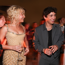 Sabrina Carpenter and Marcello Hernandez at the Variety Power of Young Hollywood Event at the Santa Monica Proper Hotel on August 8, 2024 in Santa Monica, California 