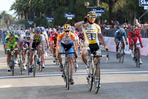 Mark Cavendish (Columbia-HTC) signaled his form in Tirreno-Adriatico ahead of his Milan-San Remo win
