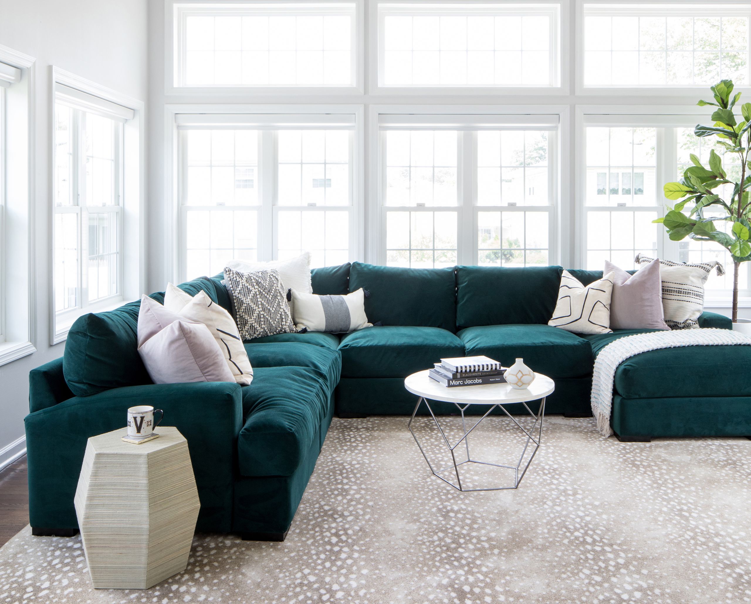 Decorate with white - The glam family home that knows just how to ...