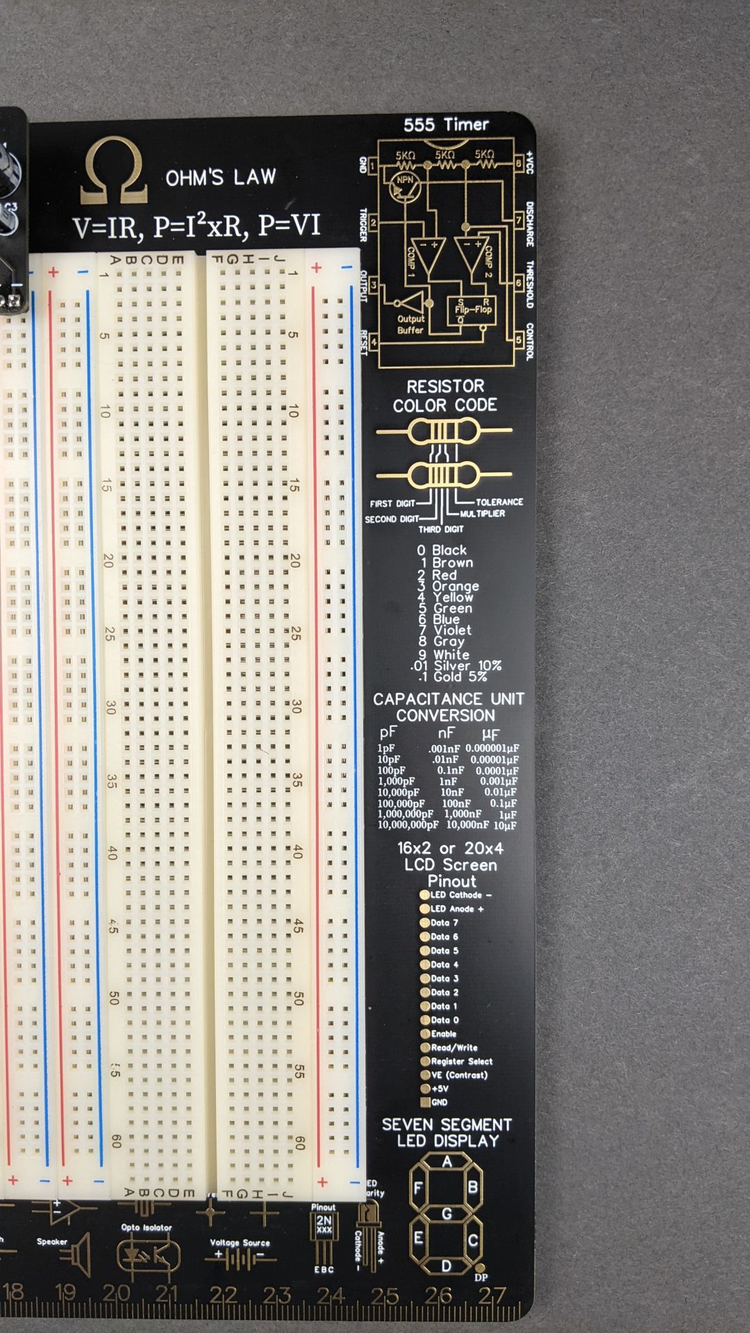 Overboard Electronics Reference Breadboard and Power Supply