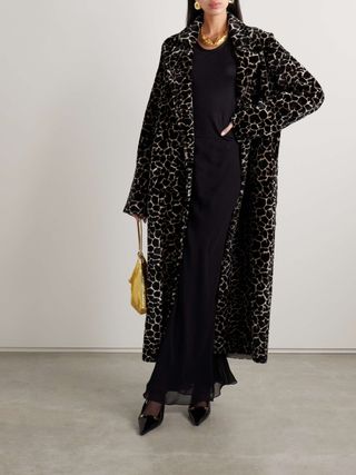 Mlp Leopard-Print Shearling Coat