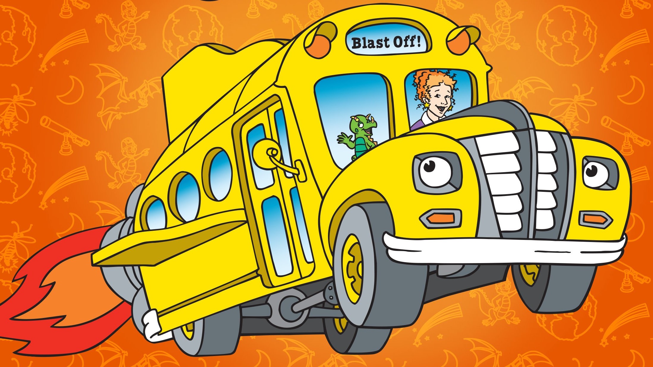 The bus from the Magic School Bus