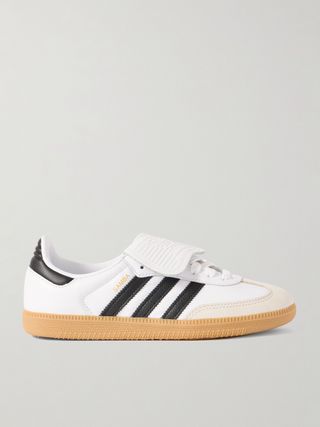 Samba Lt Nubuck-Trimmed Leather Sneakers