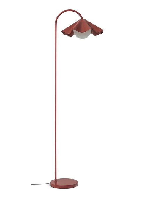 Yuno Pleat Floor Lamp - Red