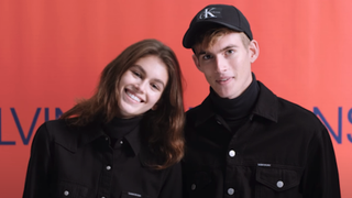 Kaia and Presley Gerber 2018 Calvin Klein campaign