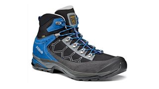 Blue and grey Asolo Falcon GV hiking boots
