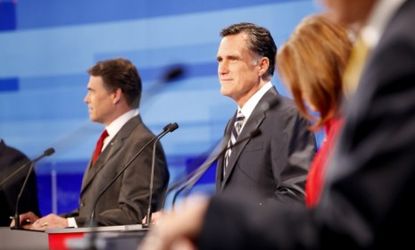 Mitt Romney may attack Herman Cain for his sexual harassment scandal, but the former governor has his own critics to deflect during Wednesday's debate.