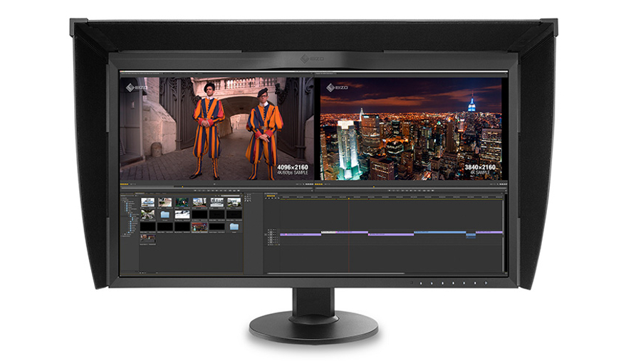 Eizo ColorEdge CG318-4K photo editing monitor with an app open