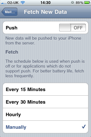 iPhone roaming charges
