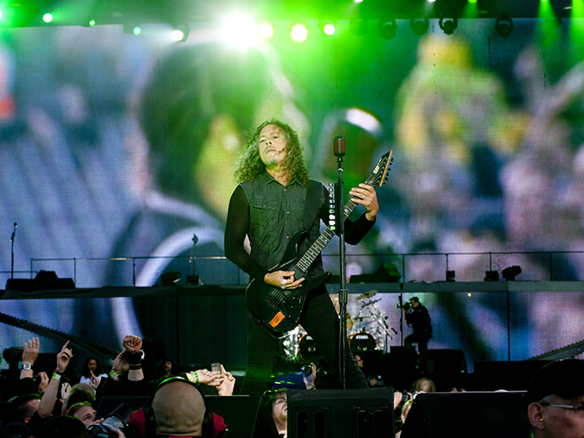 Metallica guitarist Kirk Hammett